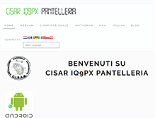 Tablet Screenshot of cisarpantelleria.it